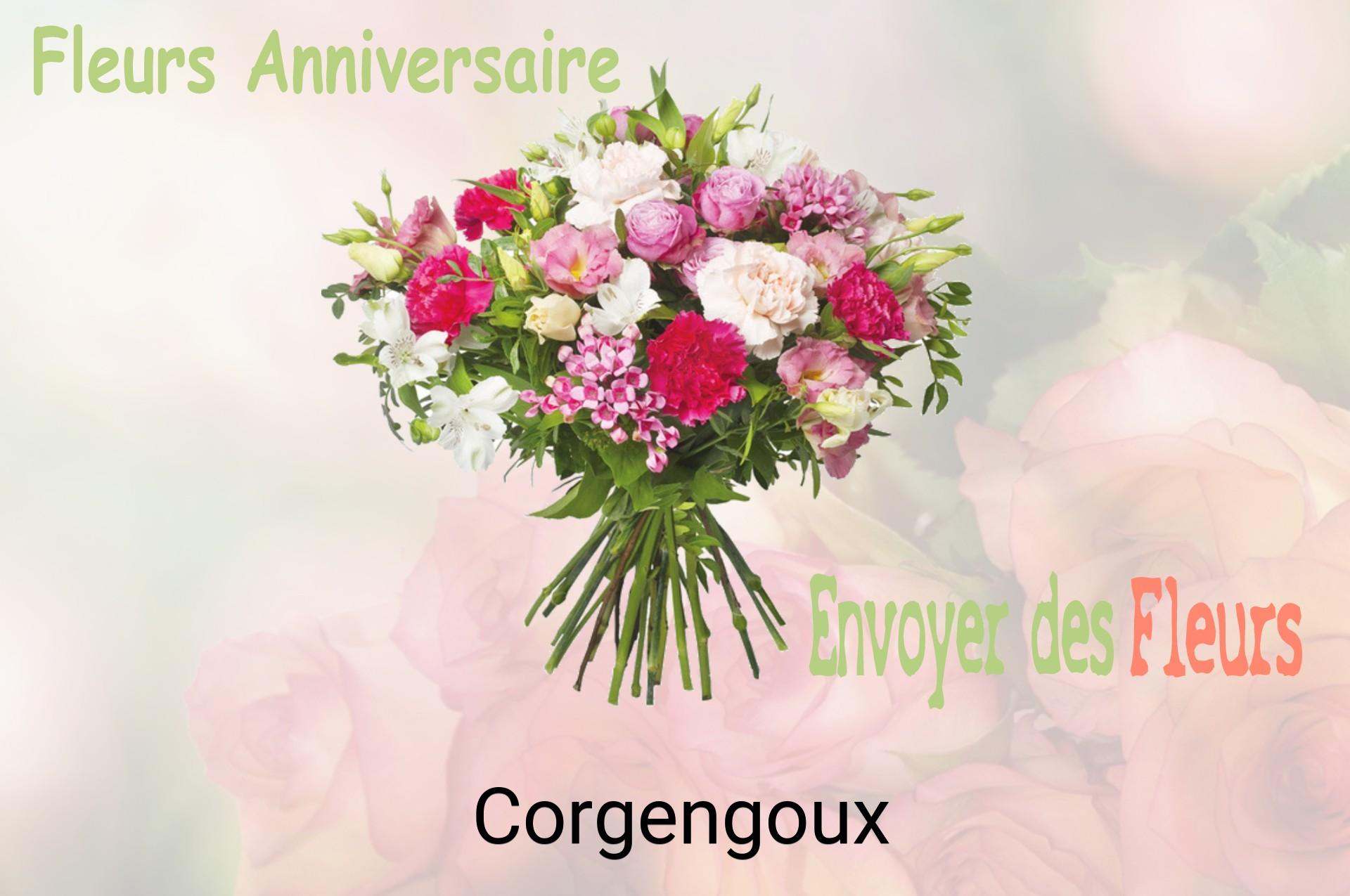 Bouquet de fleurs d’anniversaire livré à Corgengoux