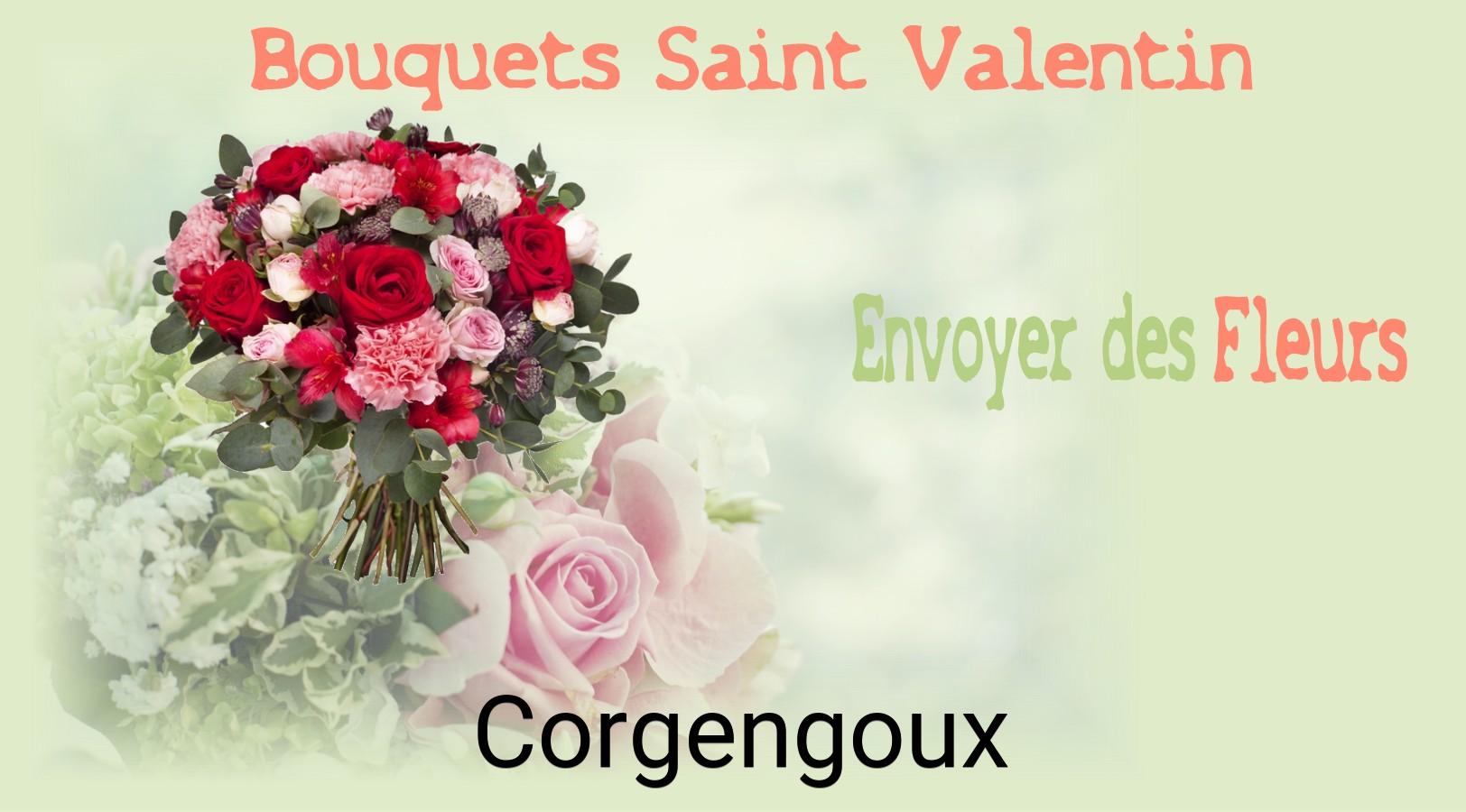 Roses de Saint-Valentin livrées à Corgengoux